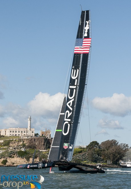 Artemis Racing and Oracle Team USA - San Francisco - February 8, 2013 © Erik Simonson www.pressure-drop.us http://www.pressure-drop.us